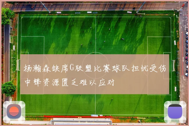 杨瀚森缺席G联盟比赛球队担忧受伤中锋资源匮乏难以应对